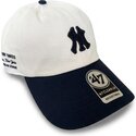 mutsid-kumer-beez-reguleeritav-clean-up-contemporary-two-tone-new-york-yankees-mlb-47-brand