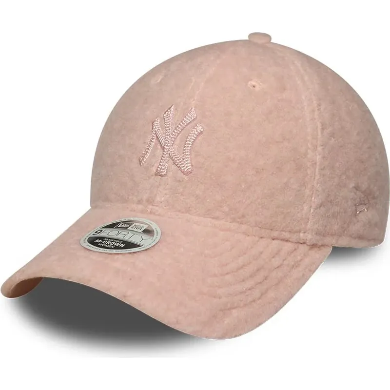 mutsid-kumer-roosa-snapback-rosa-9forty-m-crown-winter-borg-new-york-yankees-mlb-new-era