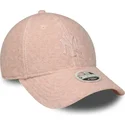 mutsid-kumer-roosa-snapback-rosa-9forty-m-crown-winter-borg-new-york-yankees-mlb-new-era