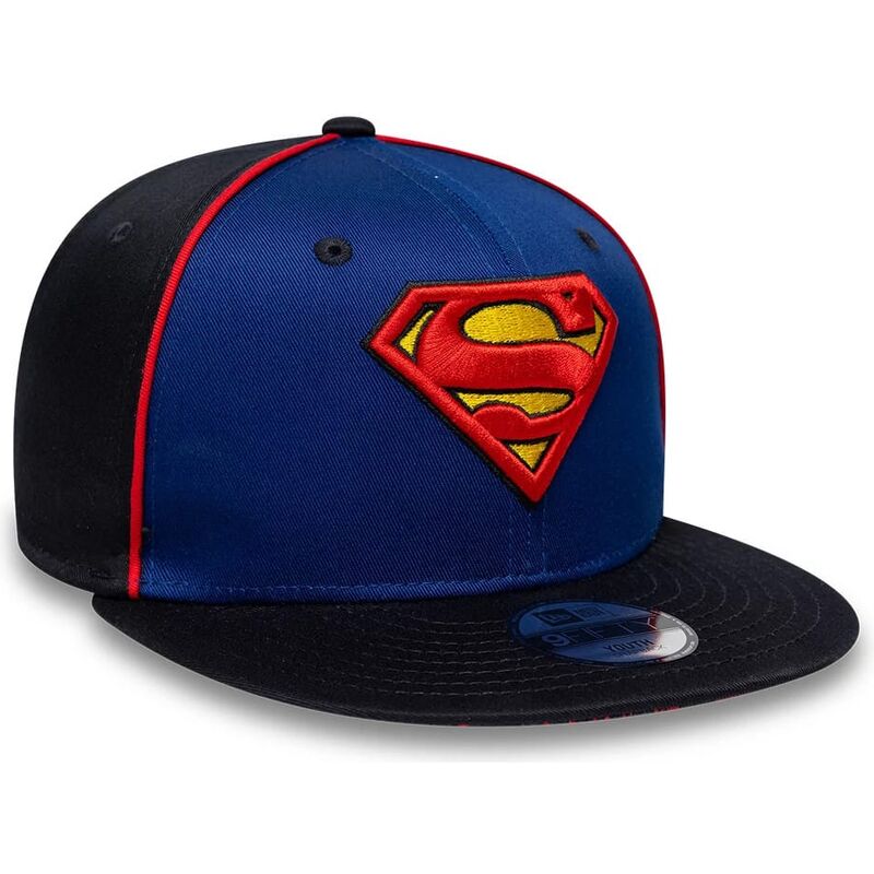 mutsid-lame-sinine-snapback-lastele-9fifty-piping-superman-dc-comics-new-era