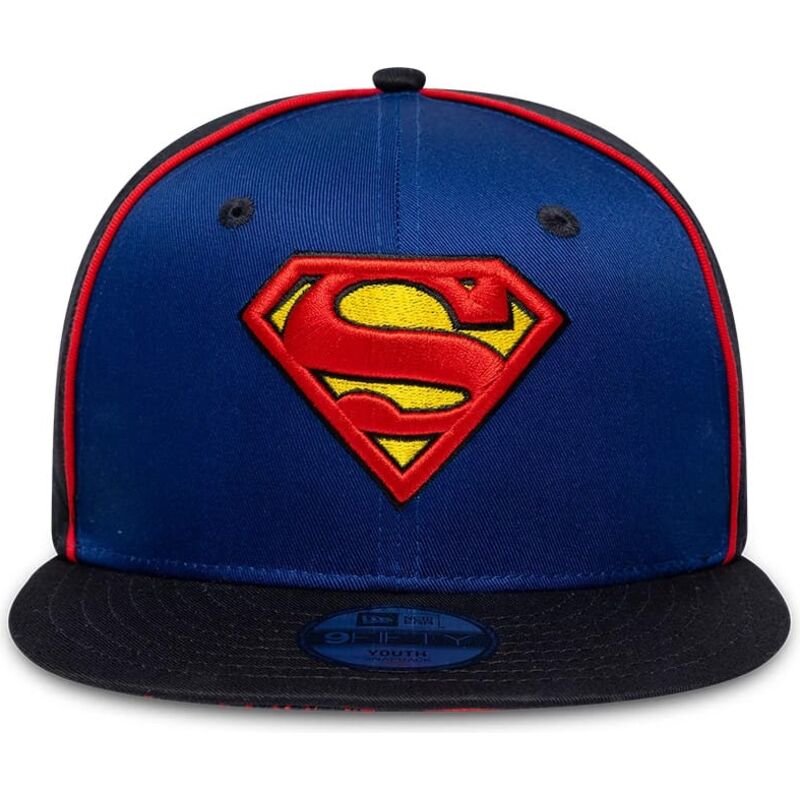 mutsid-lame-sinine-snapback-lastele-9fifty-piping-superman-dc-comics-new-era