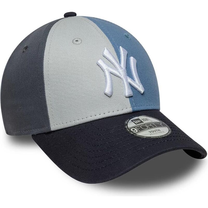 mutsid-kumer-mitmevarviline-reguleeritav-lastele-9forty-colourblock-new-york-yankees-mlb-new-era