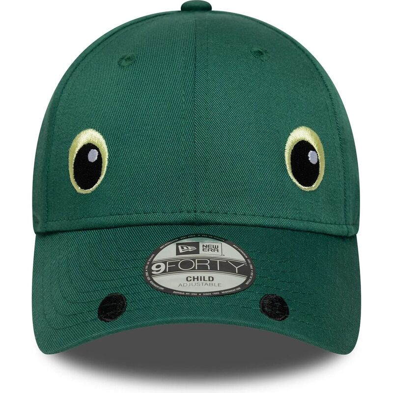 mutsid-kumer-roheline-snapback-lastele-9forty-dino-face-new-era