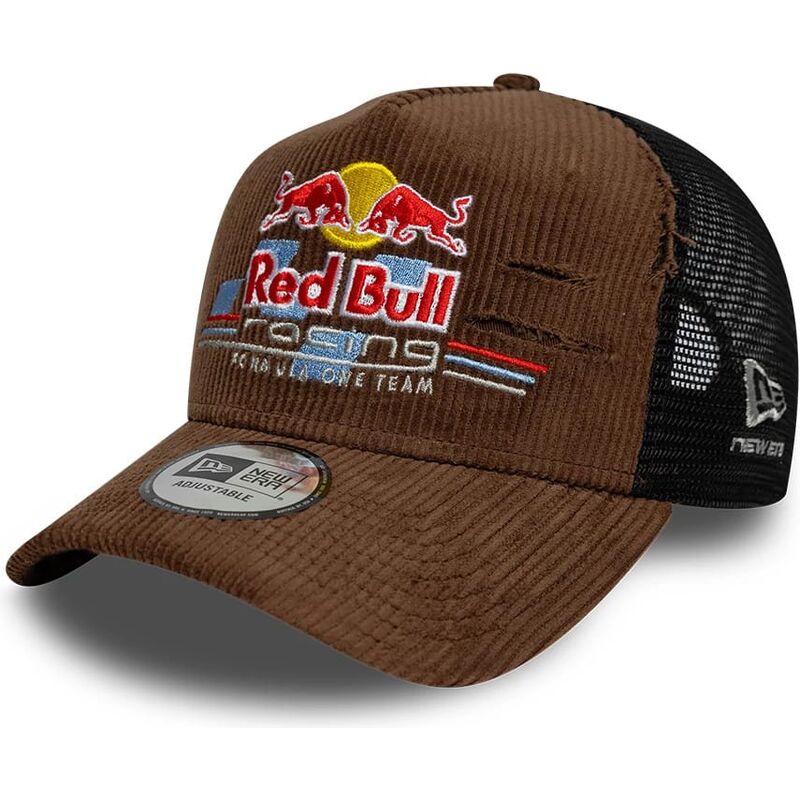 mutsid-kumer-pruun-snapback-a-frame-distressed-cord-red-bull-racing-formula-1-new-era