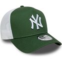 mutsid-kumer-roheline-snapback-a-frame-league-essential-new-york-yankees-mlb-new-era