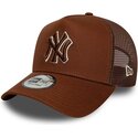 mutsid-kumer-pruun-snapback-e-frame-outline-new-york-yankees-mlb-new-era