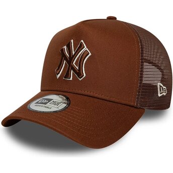 Mütsid kumer pruun snapback E Frame Outline New York Yankees MLB New Era