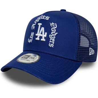 Mütsid kumer sinine snapback A Frame Wordmark Los Angeles Dodgers MLB New Era