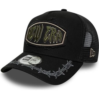 Mütsid kumer must snapback E Frame Distressed Patch New Era