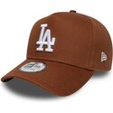 mutsid-kumer-pruun-snapback-e-frame-league-essential-los-angeles-dodgers-mlb-new-era
