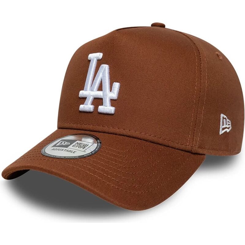 mutsid-kumer-pruun-snapback-e-frame-league-essential-los-angeles-dodgers-mlb-new-era