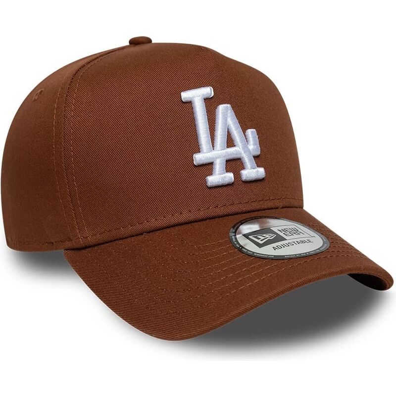 mutsid-kumer-pruun-snapback-e-frame-league-essential-los-angeles-dodgers-mlb-new-era