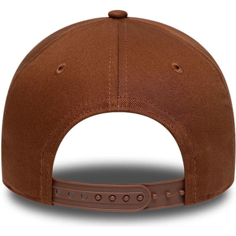 mutsid-kumer-pruun-snapback-e-frame-league-essential-los-angeles-dodgers-mlb-new-era