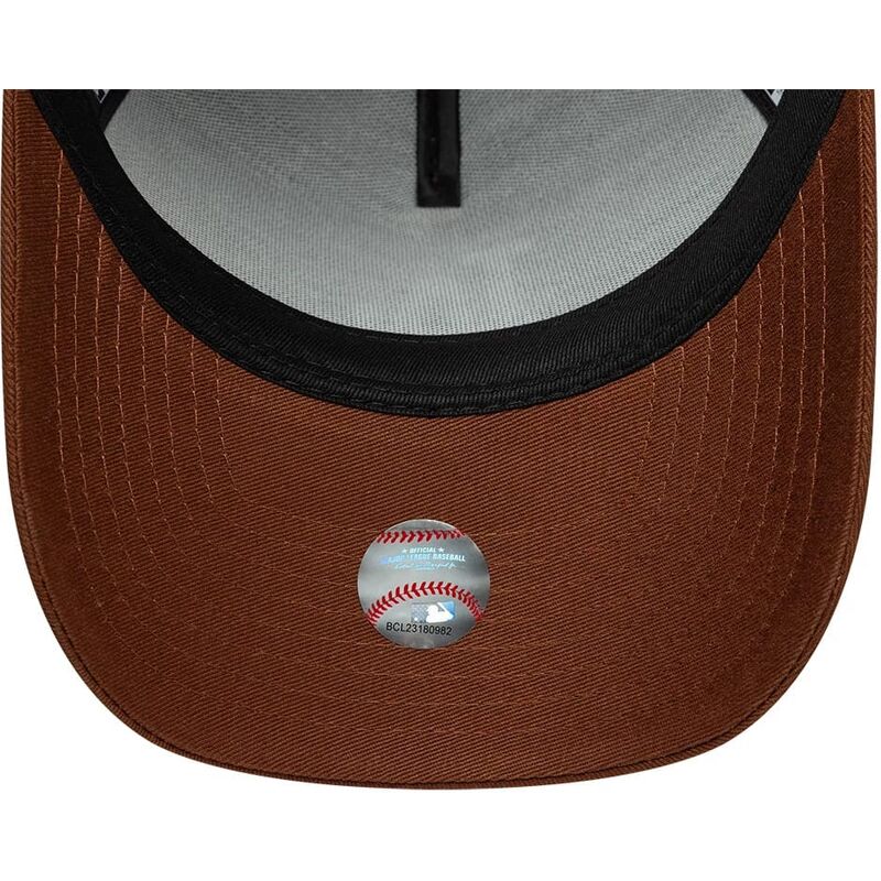 mutsid-kumer-pruun-snapback-e-frame-league-essential-los-angeles-dodgers-mlb-new-era