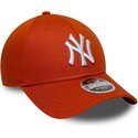 mutsid-kumer-oranz-snapback-9forty-m-crown-new-york-yankees-mlb-new-era