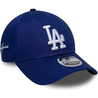 Mütsid kumer sinine snapback 9FORTY M-Crown Side Script Los Angeles Dodgers MLB New Era
