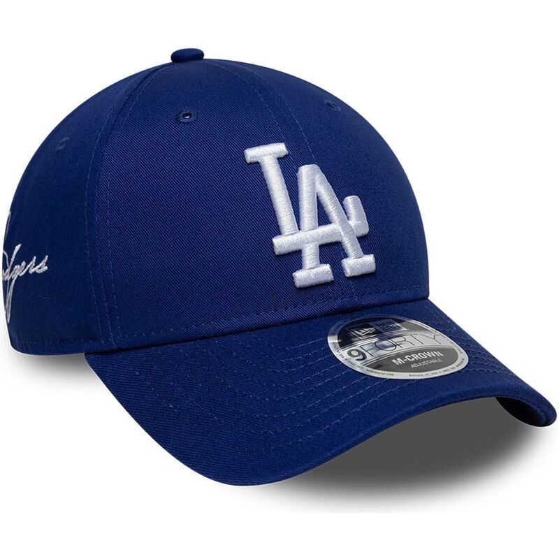 mutsid-kumer-sinine-snapback-9forty-m-crown-side-script-los-angeles-dodgers-mlb-new-era