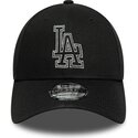 mutsid-kumer-must-reguleeritav-9forty-metallic-outline-los-angeles-dodgers-mlb-new-era