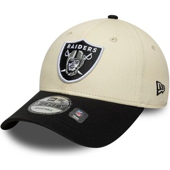 Mütsid kumer beež reguleeritav 9FORTY Colour Block Las Vegas Raiders NFL New Era