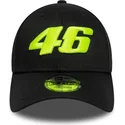mutsid-kumer-must-reguleeritav-9forty-wordmark-valentino-rossi-vr46-motogp-new-era
