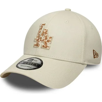 Mütsid kumer beež reguleeritav 9FORTY Faux Pony Infill Los Angeles Dodgers MLB New Era