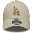 mutsid-kumer-beez-reguleeritav-9forty-faux-pony-infill-los-angeles-dodgers-mlb-new-era