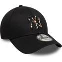mutsid-kumer-must-reguleeritav-9forty-faux-pony-infill-new-york-yankees-mlb-new-era