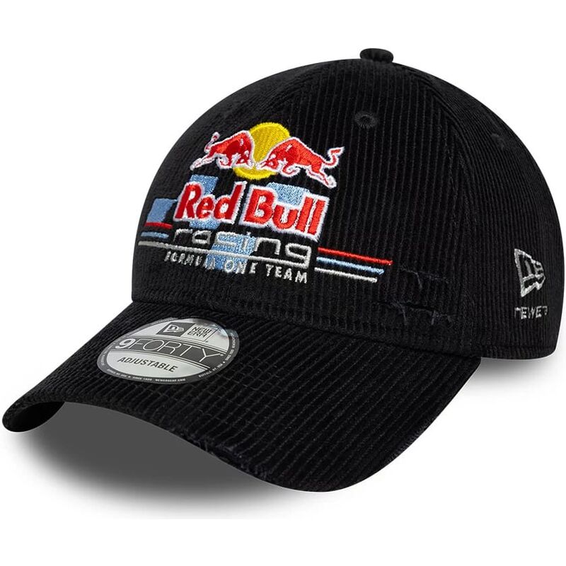 mutsid-kumer-must-reguleeritav-9forty-distressed-cord-red-bull-racing-formula-1-new-era