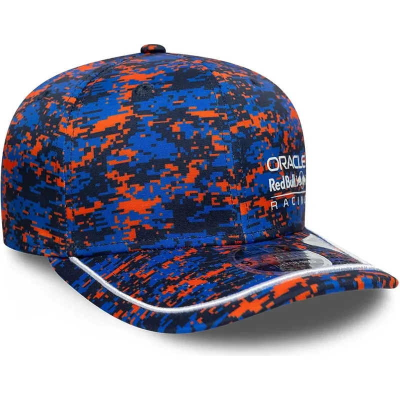 mutsid-kumer-mitmevarviline-snapback-9seventy-stretch-snap-digi-camo-red-bull-racing-formula-1-new-era