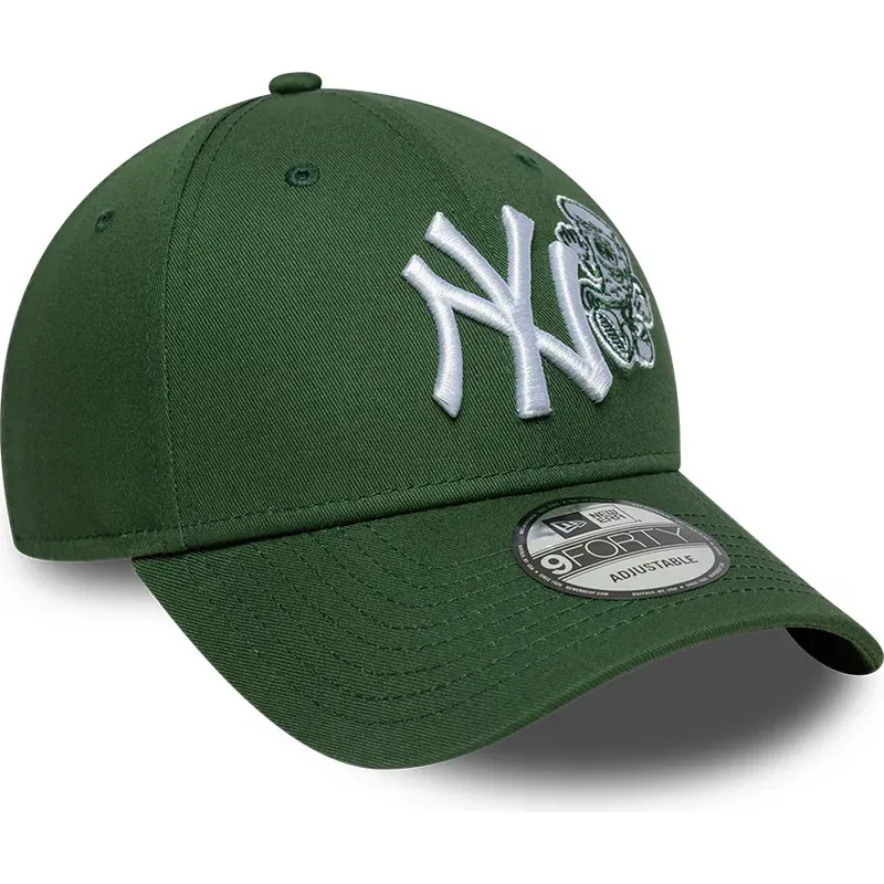 mutsid-kumer-roheline-reguleeritav-9forty-food-icon-new-york-yankees-mlb-new-era