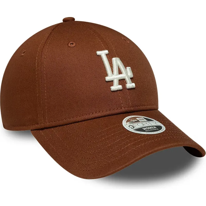 mutsid-kumer-pruun-reguleeritav-9forty-league-essential-midi-los-angeles-dodgers-mlb-new-era