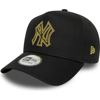 Mütsid kumer must snapback dorado E Frame Metallic Outline New York Yankees MLB New Era
