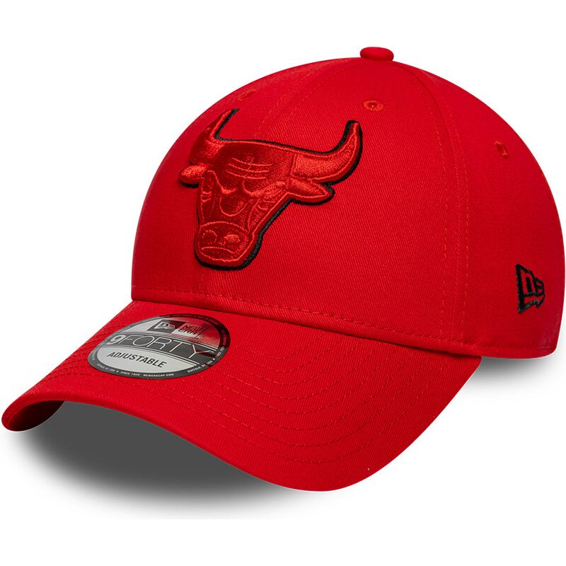 mutsid-kumer-punane-reguleeritav-9forty-outline-chicago-bulls-nba-new-era