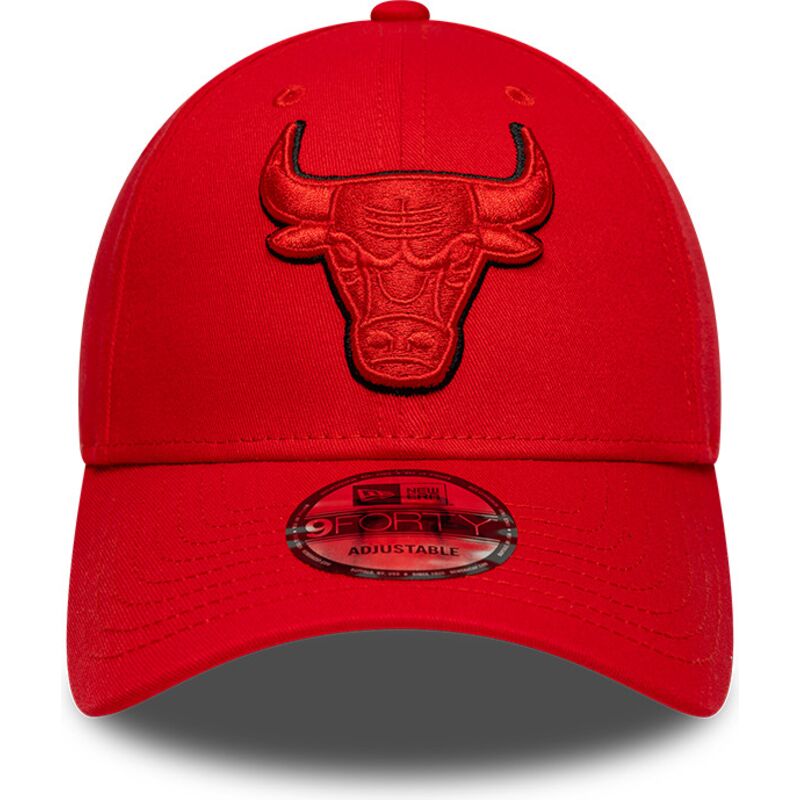 mutsid-kumer-punane-reguleeritav-9forty-outline-chicago-bulls-nba-new-era