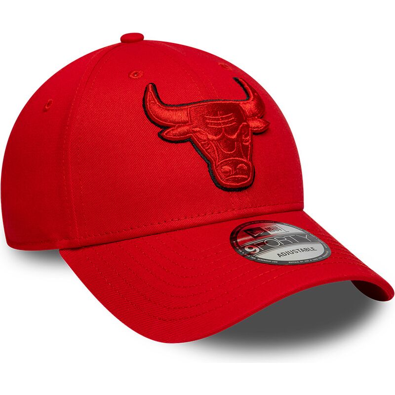 mutsid-kumer-punane-reguleeritav-9forty-outline-chicago-bulls-nba-new-era