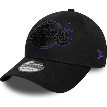 Mütsid kumer must reguleeritav 9FORTY Outline Los Angeles Lakers NBA New Era