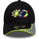 mutsid-kumer-must-reguleeritav-9forty-m-crown-check-valentino-rossi-vr46-motogp-new-era