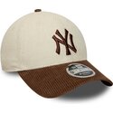 mutsid-kumer-pruun-reguleeritav-9forty-m-crown-cord-new-york-yankees-mlb-new-era