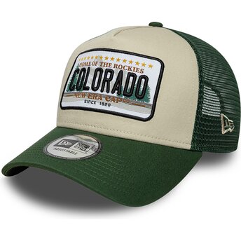 Mütsid kumer roheline snapback A Frame License Plate Colorado New Era