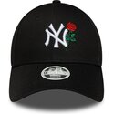 mutsid-kumer-must-reguleeritav-9forty-flower-icon-new-york-yankees-mlb-new-era