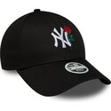 mutsid-kumer-must-reguleeritav-9forty-flower-icon-new-york-yankees-mlb-new-era