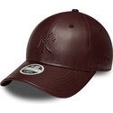 mutsid-kumer-pruun-snapback-9forty-m-crown-pu-diamante-new-york-yankees-mlb-new-era