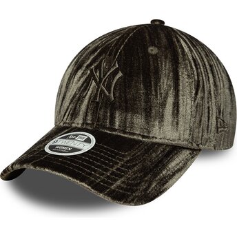 Mütsid kumer roheline reguleeritav 9TWENTY Velour New York Yankees MLB New Era