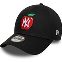 mutsid-kumer-must-reguleeritav-lastele-9forty-fruit-icon-apple-new-york-yankees-mlb-new-era