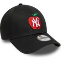 mutsid-kumer-must-reguleeritav-lastele-9forty-fruit-icon-apple-new-york-yankees-mlb-new-era