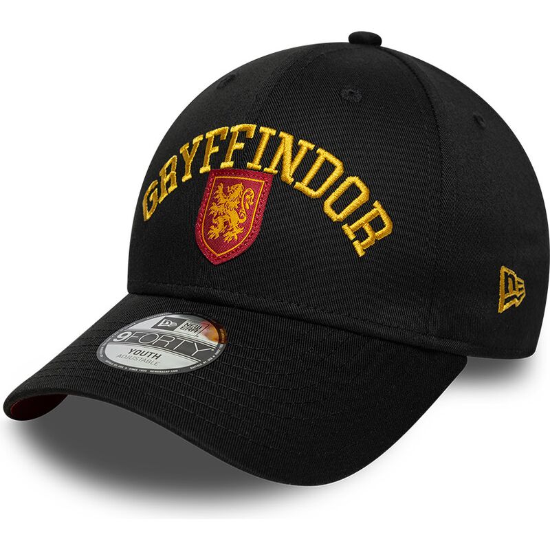 mutsid-kumer-must-snapback-lastele-9forty-wordmark-gryffindor-harry-potter-new-era