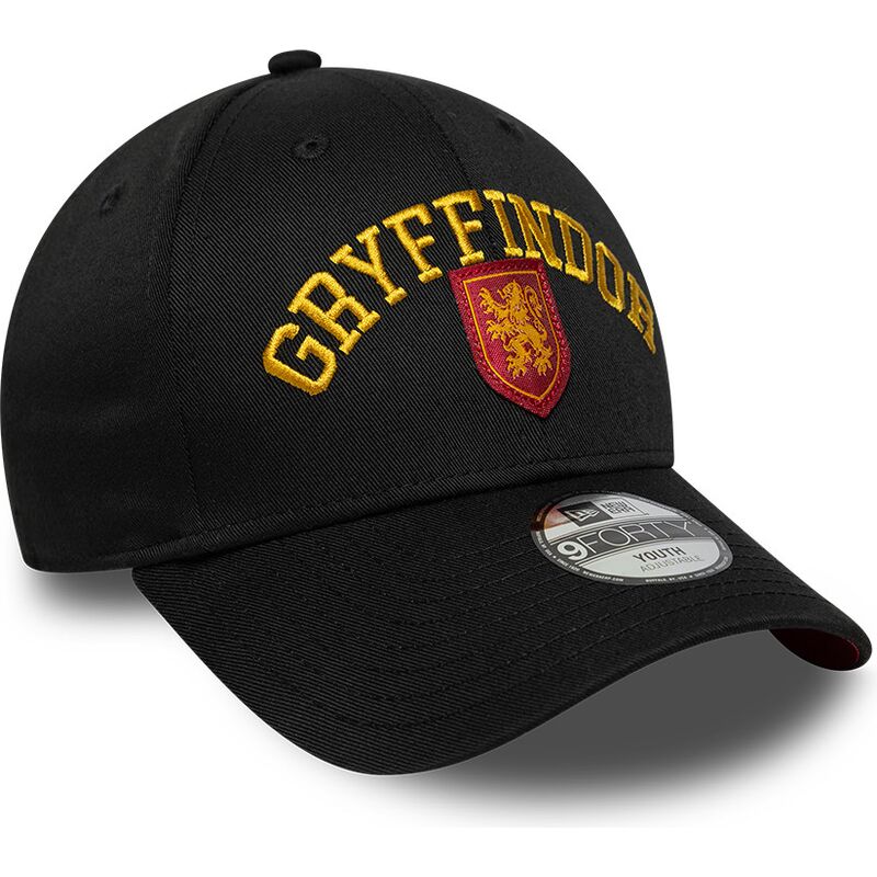 mutsid-kumer-must-snapback-lastele-9forty-wordmark-gryffindor-harry-potter-new-era