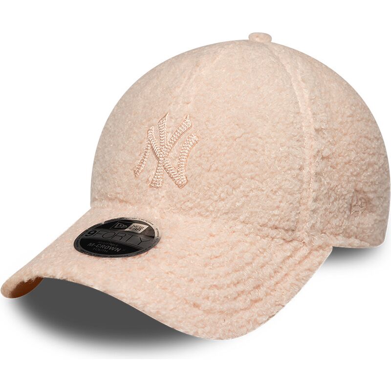 mutsid-kumer-roosa-snapback-lastele-rosa-9forty-m-crown-winter-borg-new-york-yankees-mlb-new-era