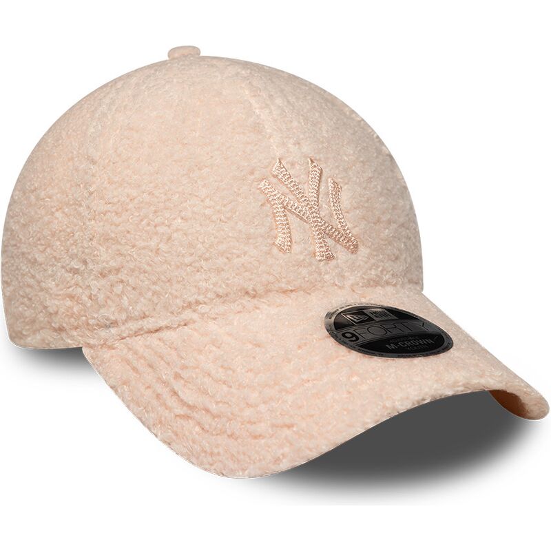 mutsid-kumer-roosa-snapback-lastele-rosa-9forty-m-crown-winter-borg-new-york-yankees-mlb-new-era