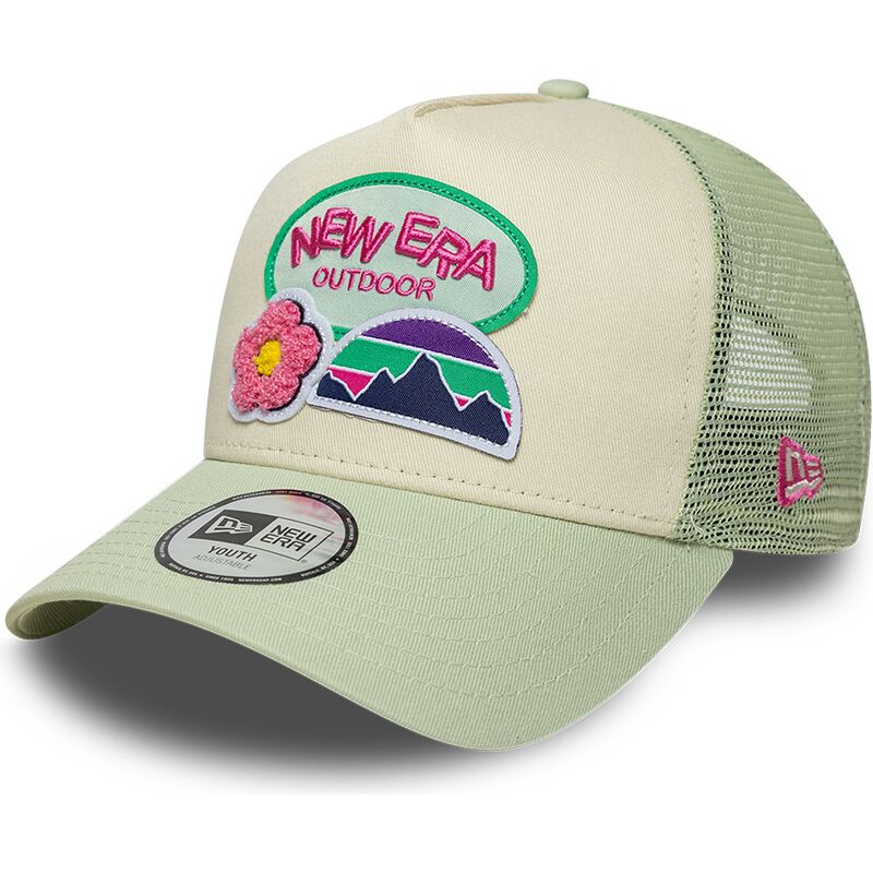 mutsid-kumer-roheline-snapback-lastele-a-frame-outdoor-new-era mutsid-kumer-roheline-snapback-lastele-a-frame-outdoor-new-era